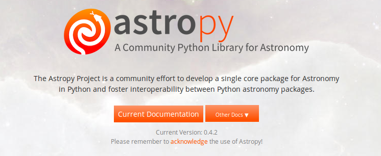 AstroPy home page