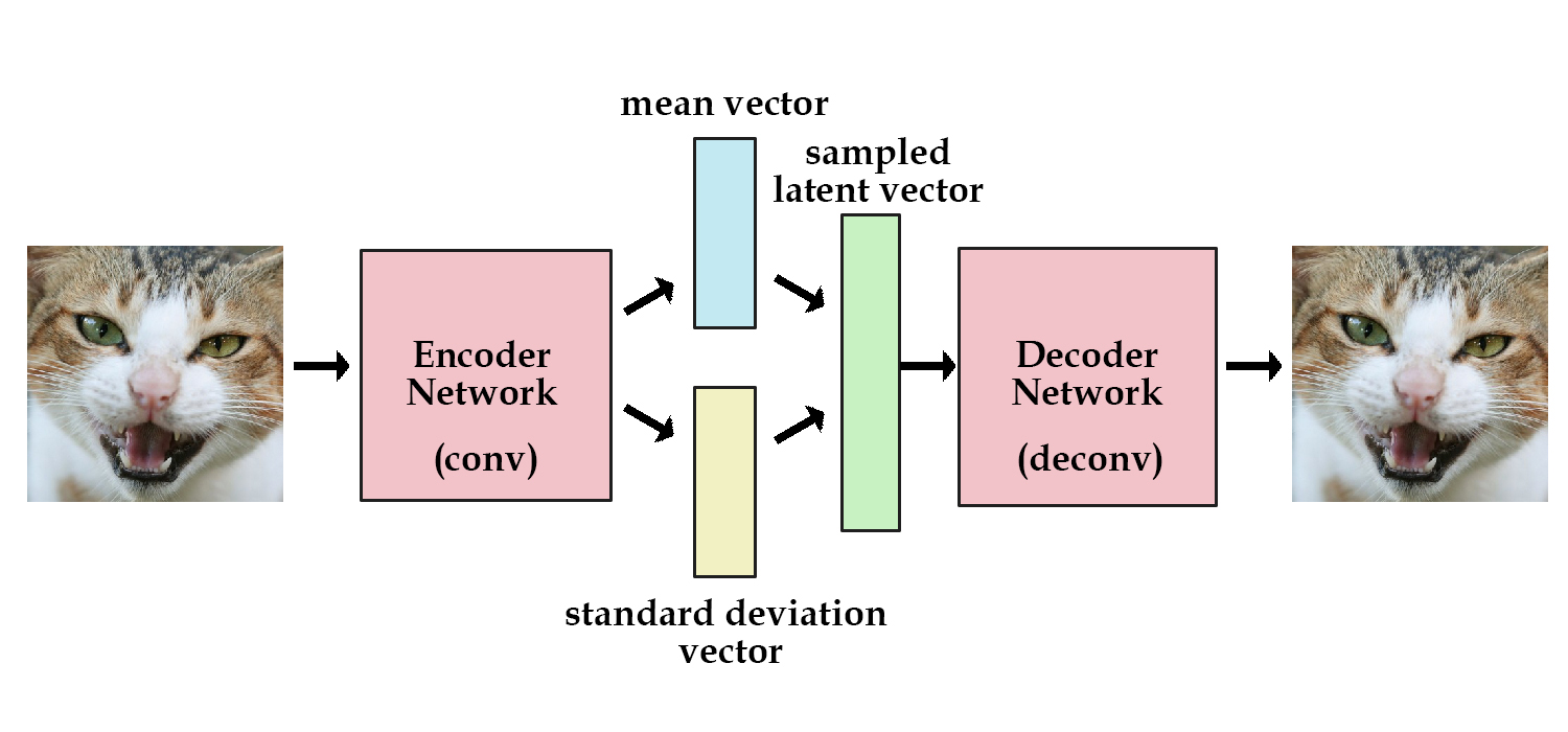 The concept of a VAE