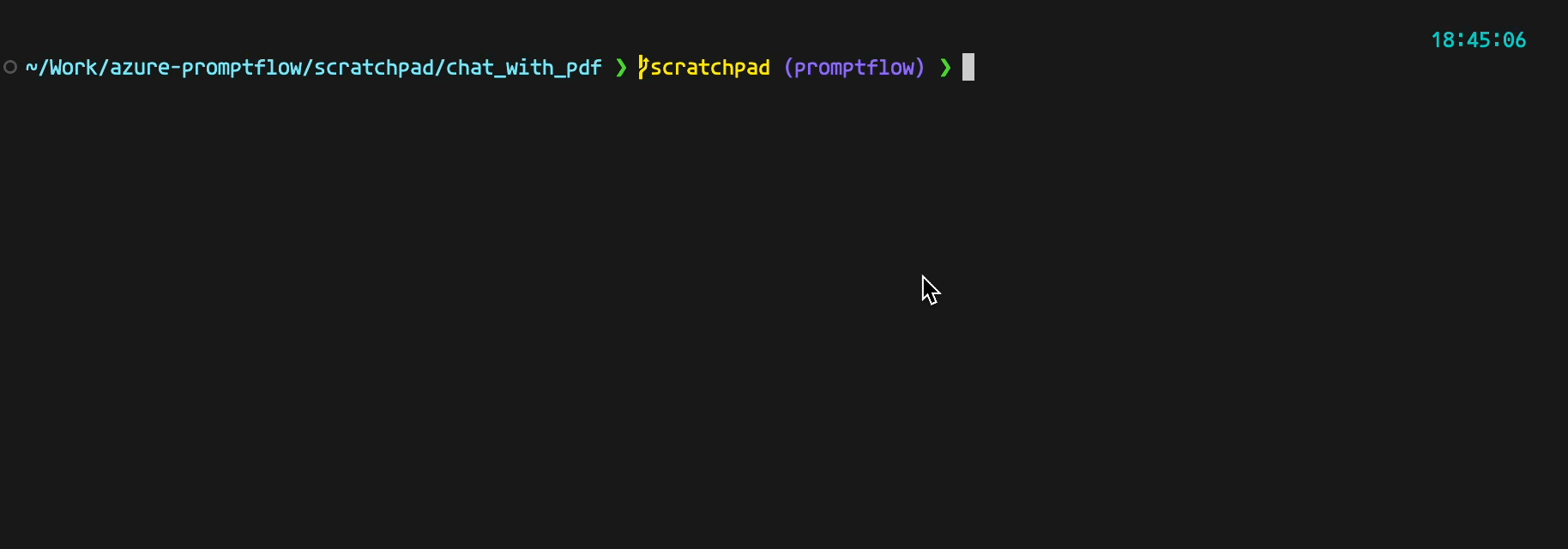 chatbot console