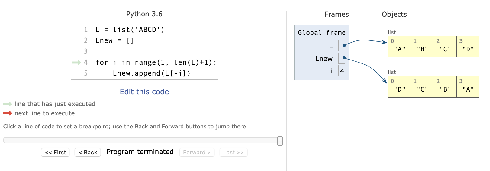 Python Tutor